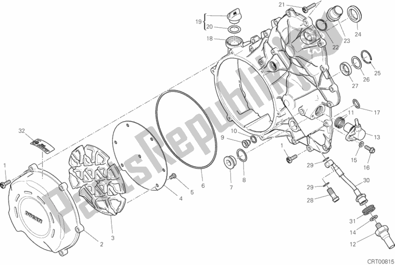 Todas las partes para Tapa Del Embrague de Ducati Superbike Panigale V4 S 1100 2020